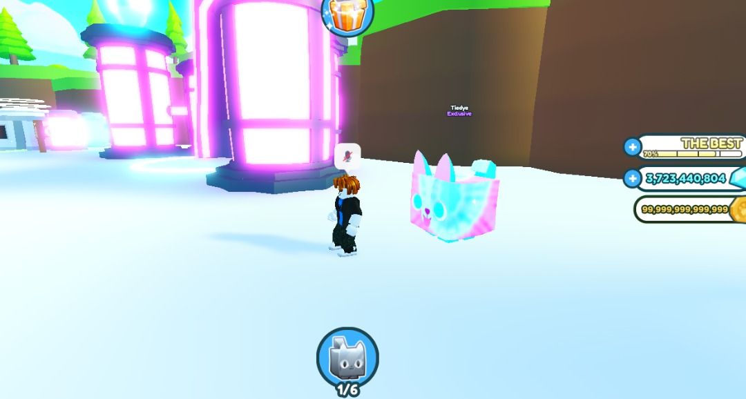 Huge Tiedye Pet Simulator X, Video Gaming, Video Games, Others