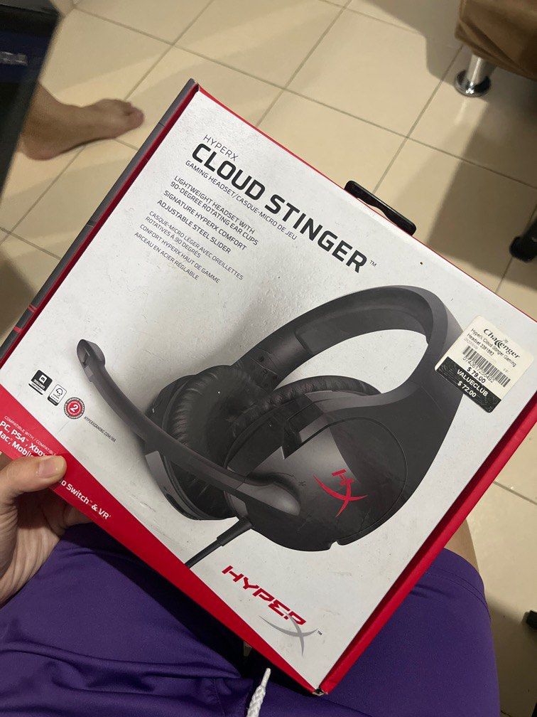 Hyper X Cloud Stinger (Category: Headphones & Headsets) located in Singapore. Submitted by minionzie (Listing ID 1210994976, Image 1). Description: .