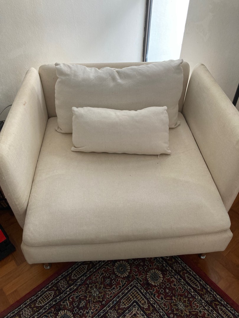 IKEA Soderhamn armchair with armrests, Furniture & Home Living