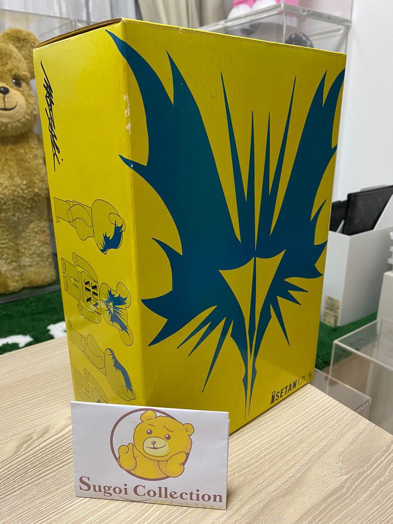 In Stock] BE@RBRICK x Sun Sex Madsaki 100% & 400% Bearbrick, Toys 