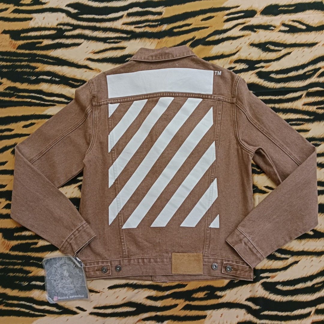 Jaket jeans off white online