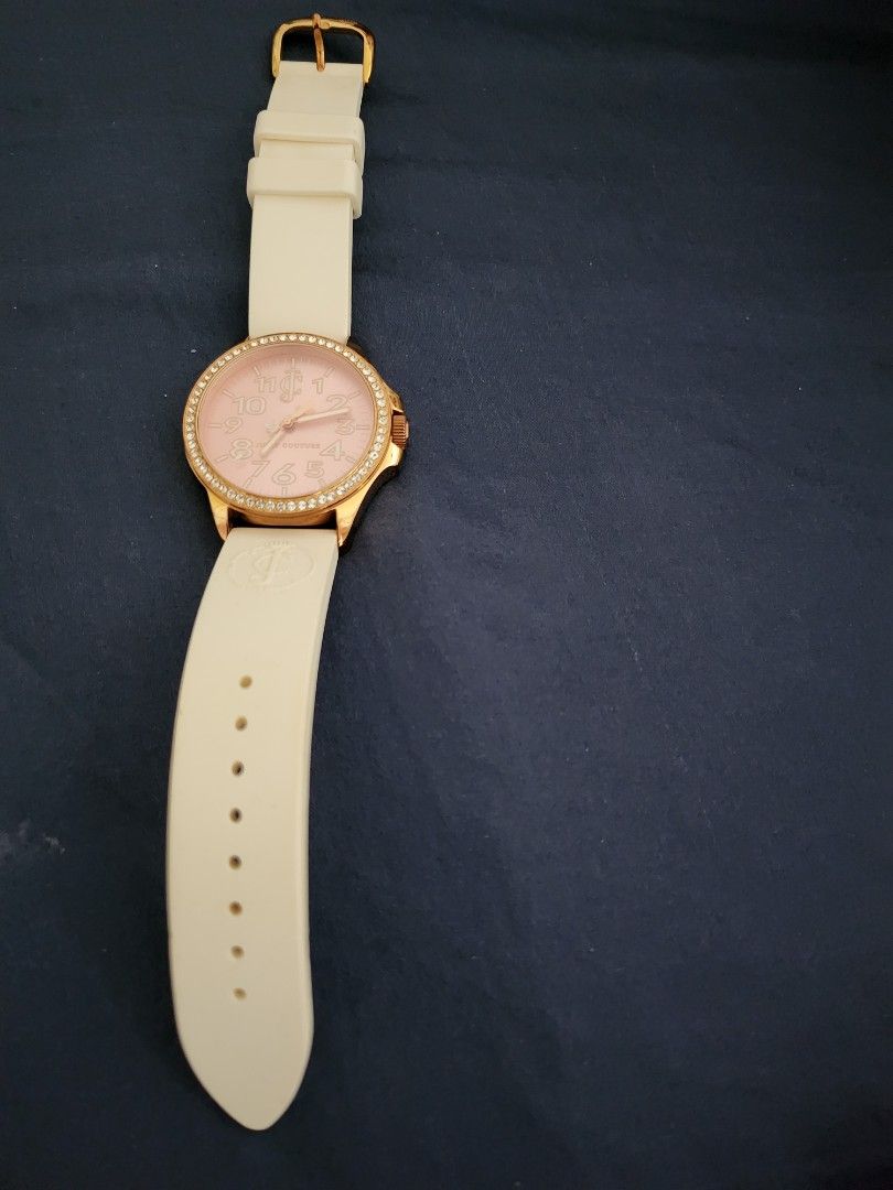 Juicy Couture Blue Plastic Dress Watch