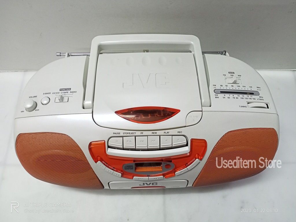 JVC Portable CD VCD Radio Cassette, Audio, Portable Music Players on