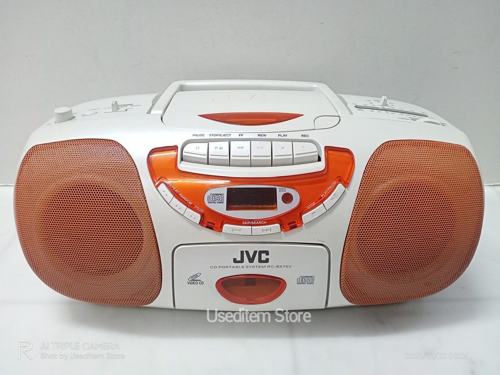 JVC Portable CD VCD Radio Cassette, Audio, Portable Music Players on