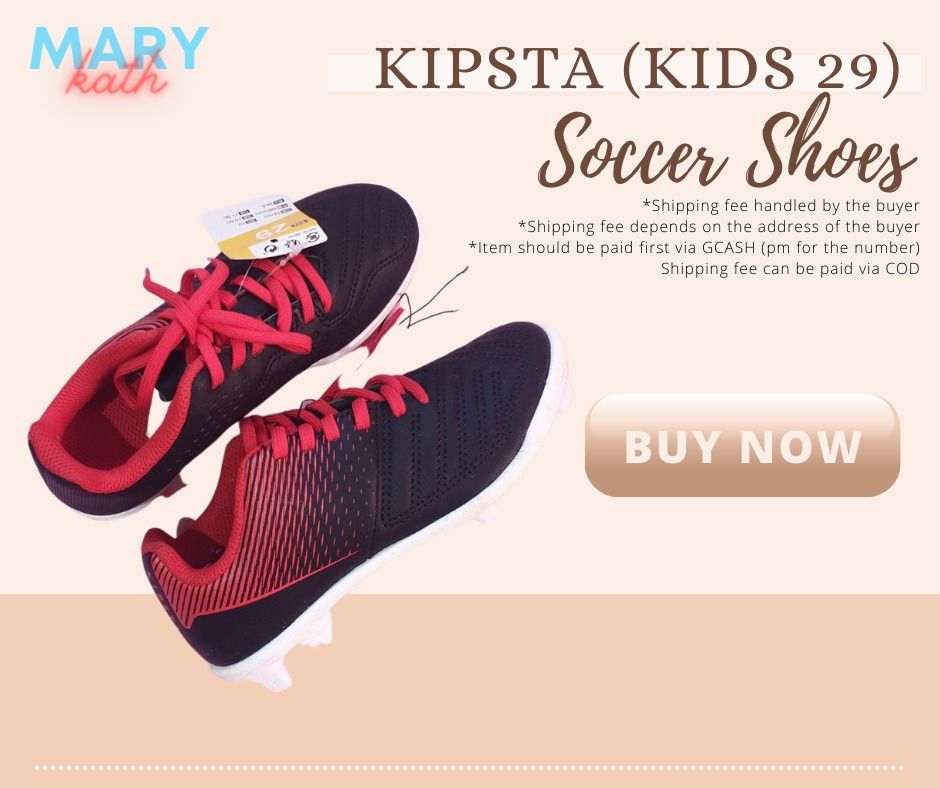 Kipsta Soccer Shoes (Size 29), Men's Fashion, Footwear, Sneakers on