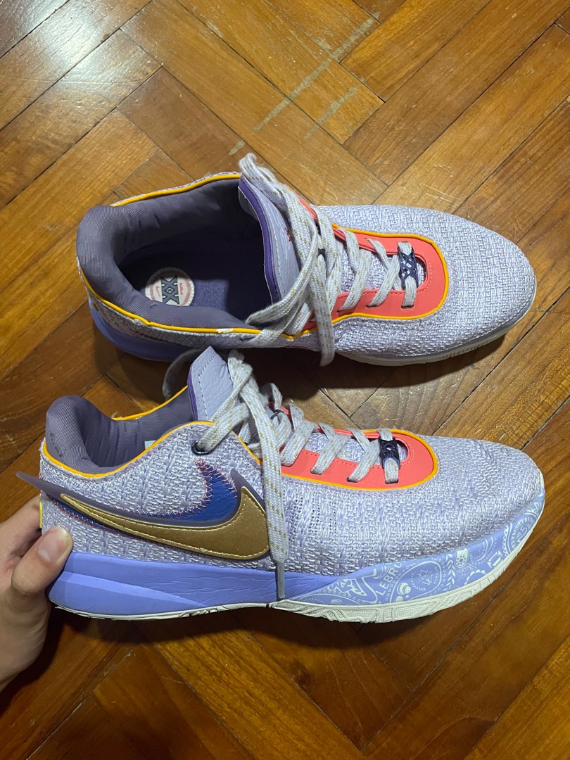 LeBron 20 Violet Frost, Men's Fashion, Footwear, Sneakers on Carousell