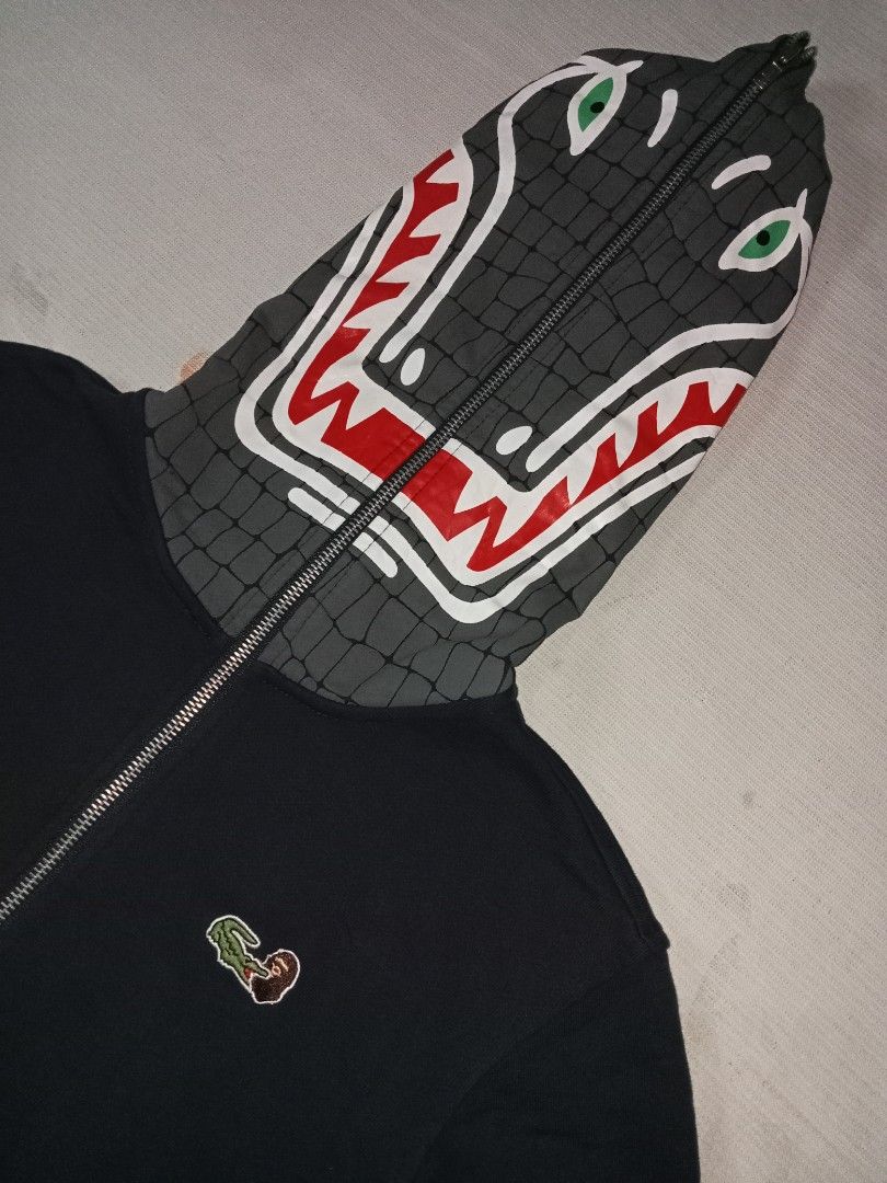 Live lacoste bathing ape, Men's Fashion, Tops & Sets, Carousell