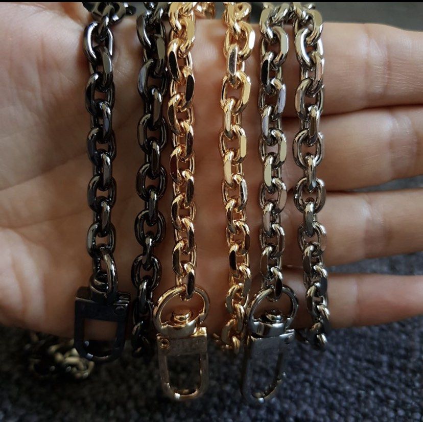 gold chain for purse strap crossbody lv