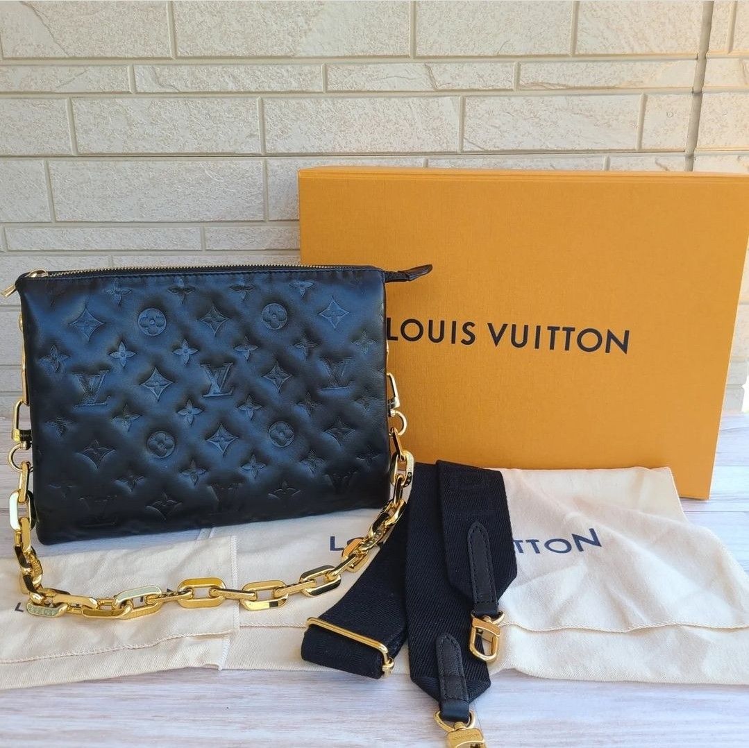 LV Mini coussin with box, Luxury, Bags & Wallets on Carousell