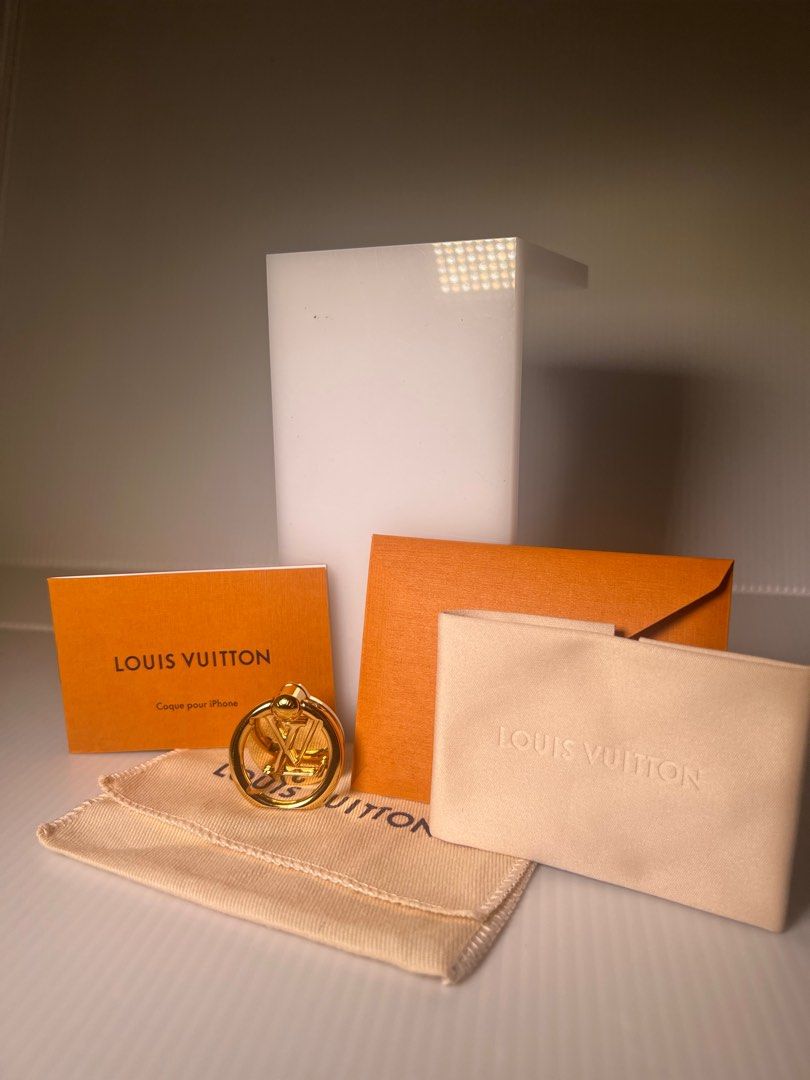 Louis Vuitton Nanogram Phone Ring Holder - Gold Technology, Accessories -  LOU801583