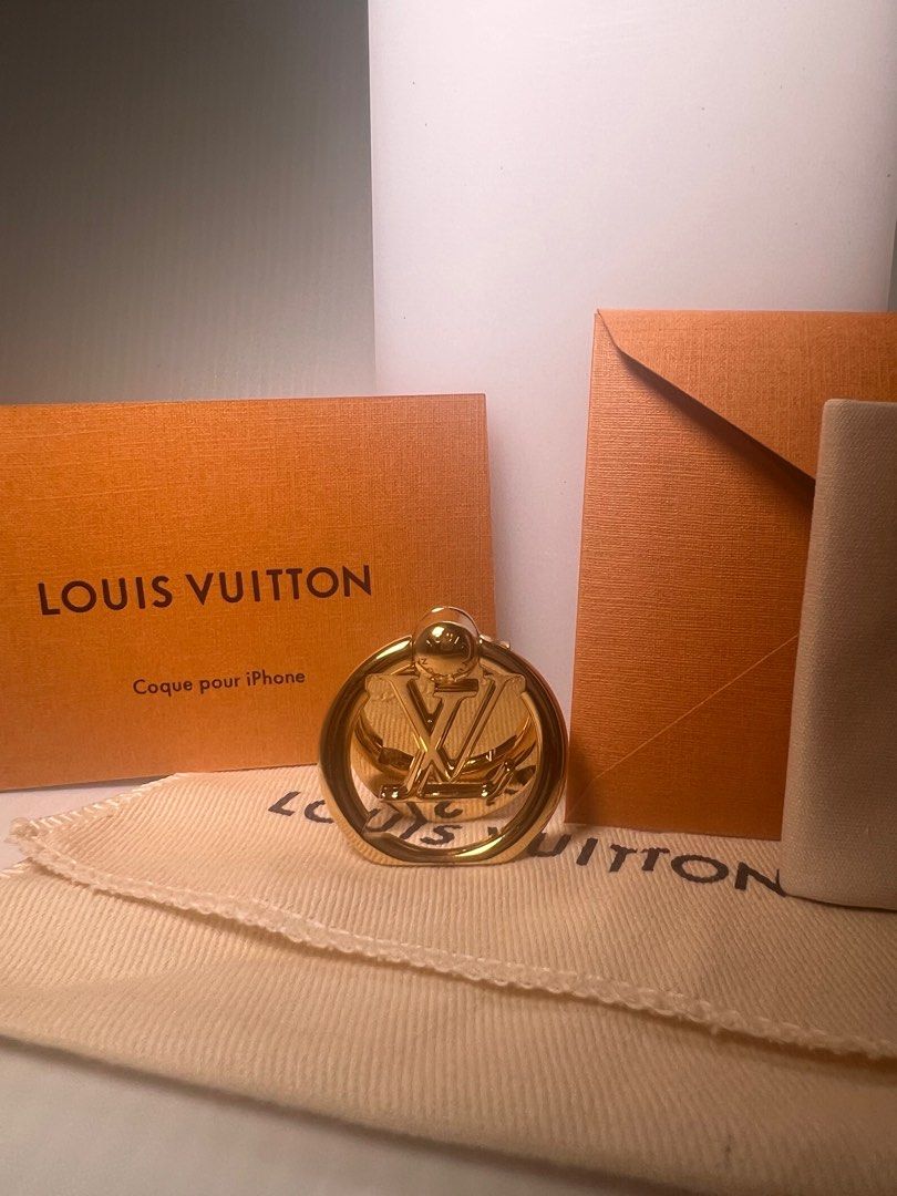 Louis Vuitton, Accessories, Phone Holder By Louis Vuitton White M68962  Authentic Louis Vuitton