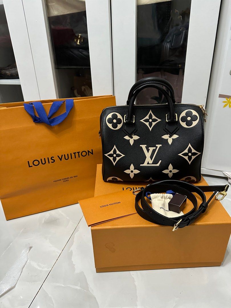 Louis Vuitton Bicolor Speedy 25 Bandouliere