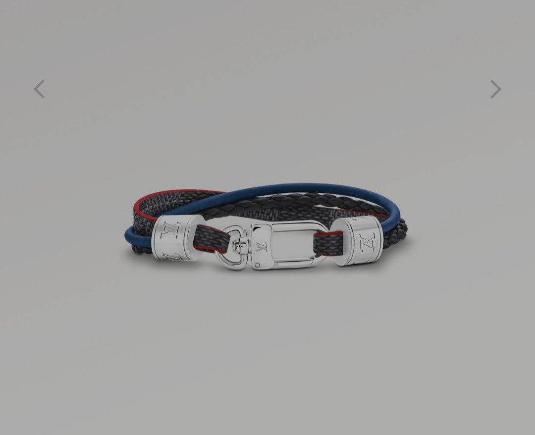 Lv Treble Bracelet Monogram Eclipse Canvas