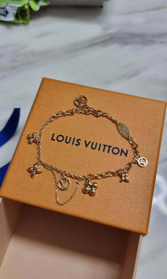 LV Blooming Supple Bracelet, Luxury, Accessories on Carousell