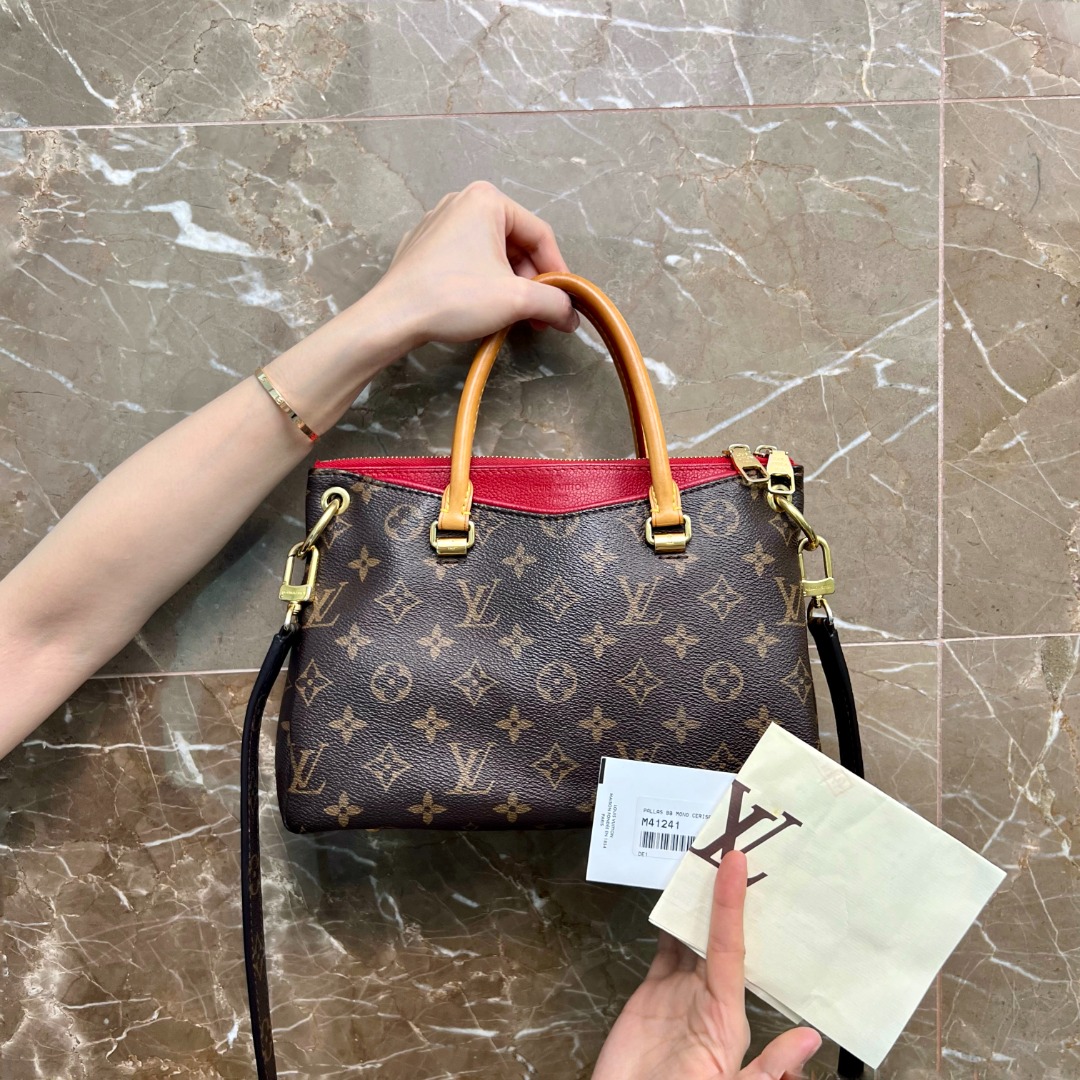 LOUIS VUITTON Monogram Pallas BB Cherry 1297593