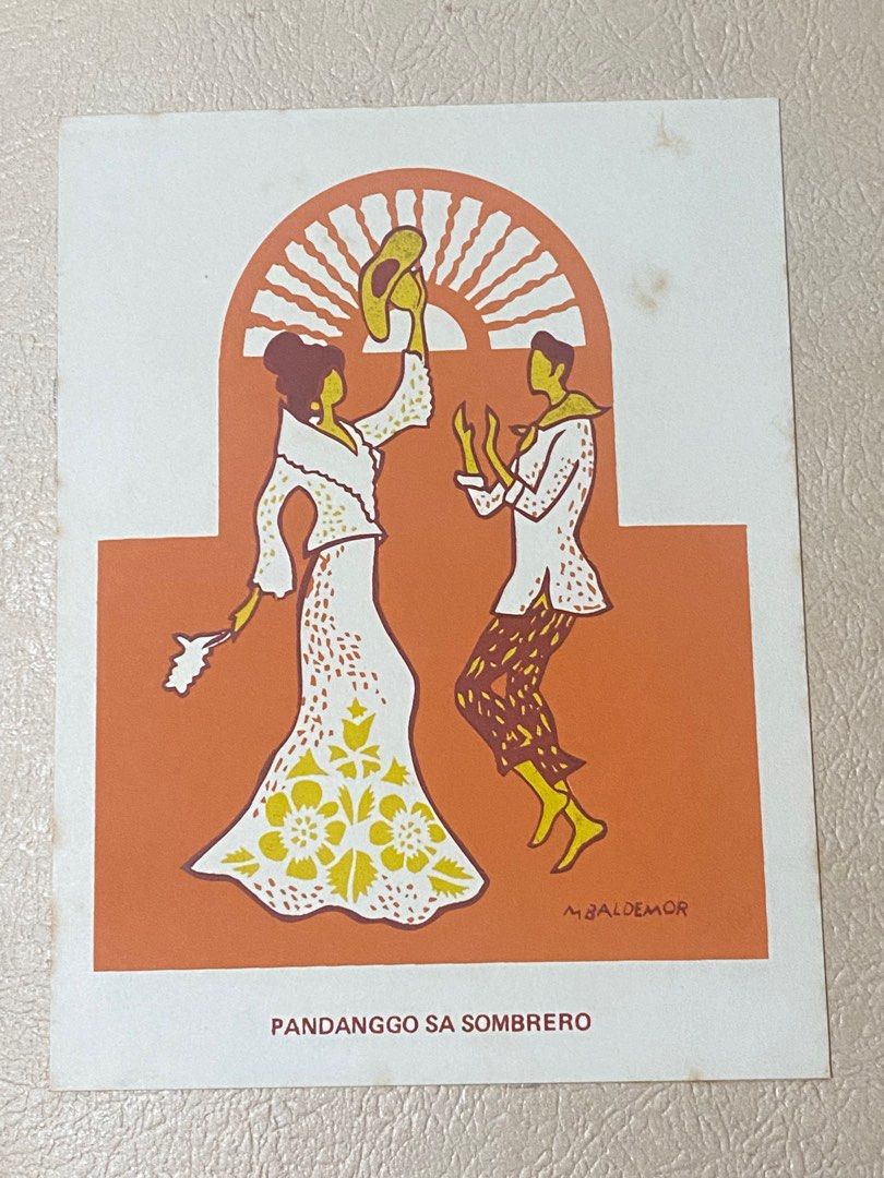 Manuel Baldemor serigraph (Category: Art & Prints) located in Quezon City. Submitted by anjherga27 (Listing ID 1210956276, Image 2). Description: Manuel Baldemor serigraph “Mag asawa “ “Pangdanggo sa Sombrero “ Each .