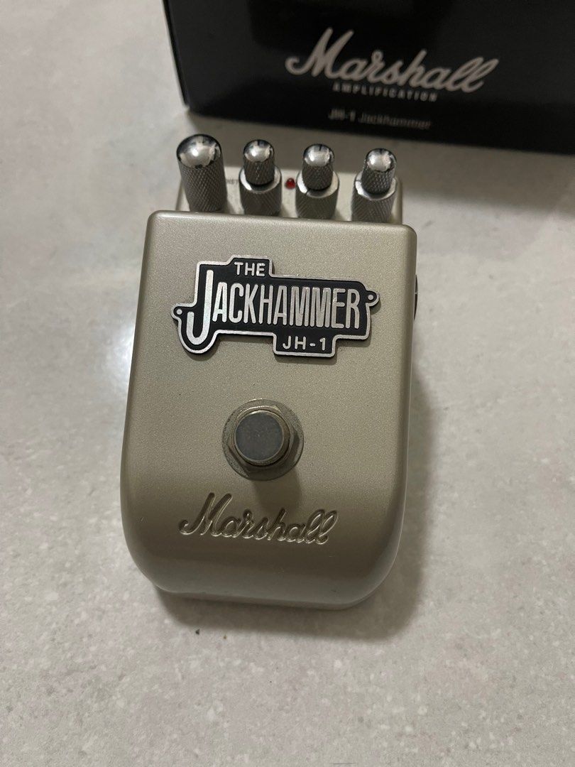 Marshall Jackhammer OD/Distortion guitar pedal, Hobbies & Toys, Music