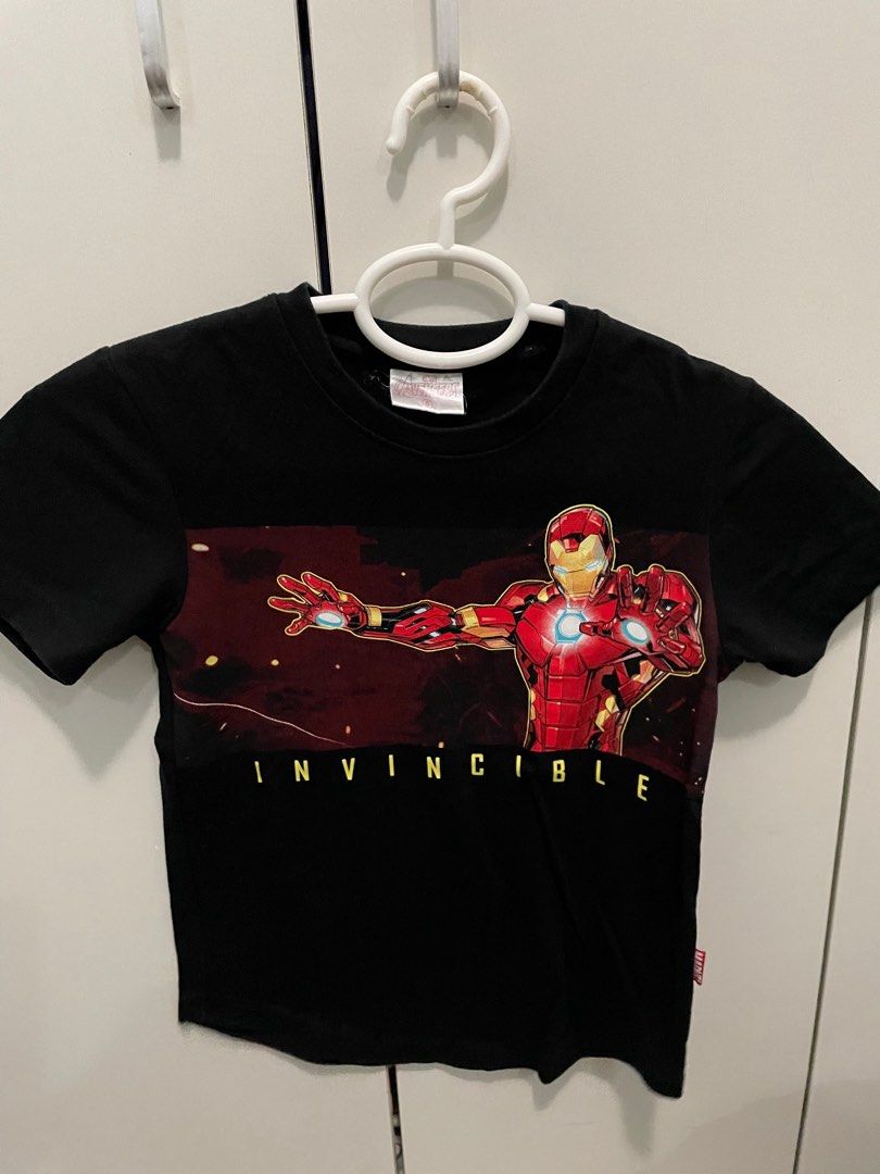 Marvel Avengers T-Shirt, Noir, L gramde Taille Tall Homme