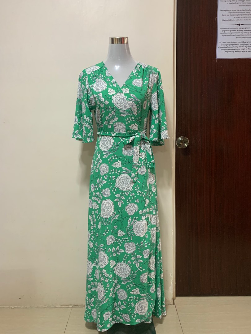 Light Green convertible wrap dress