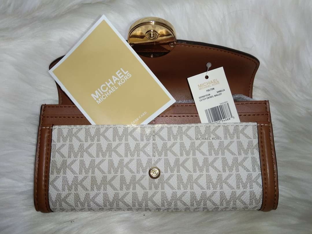 Fulton large sales logo continental wallet