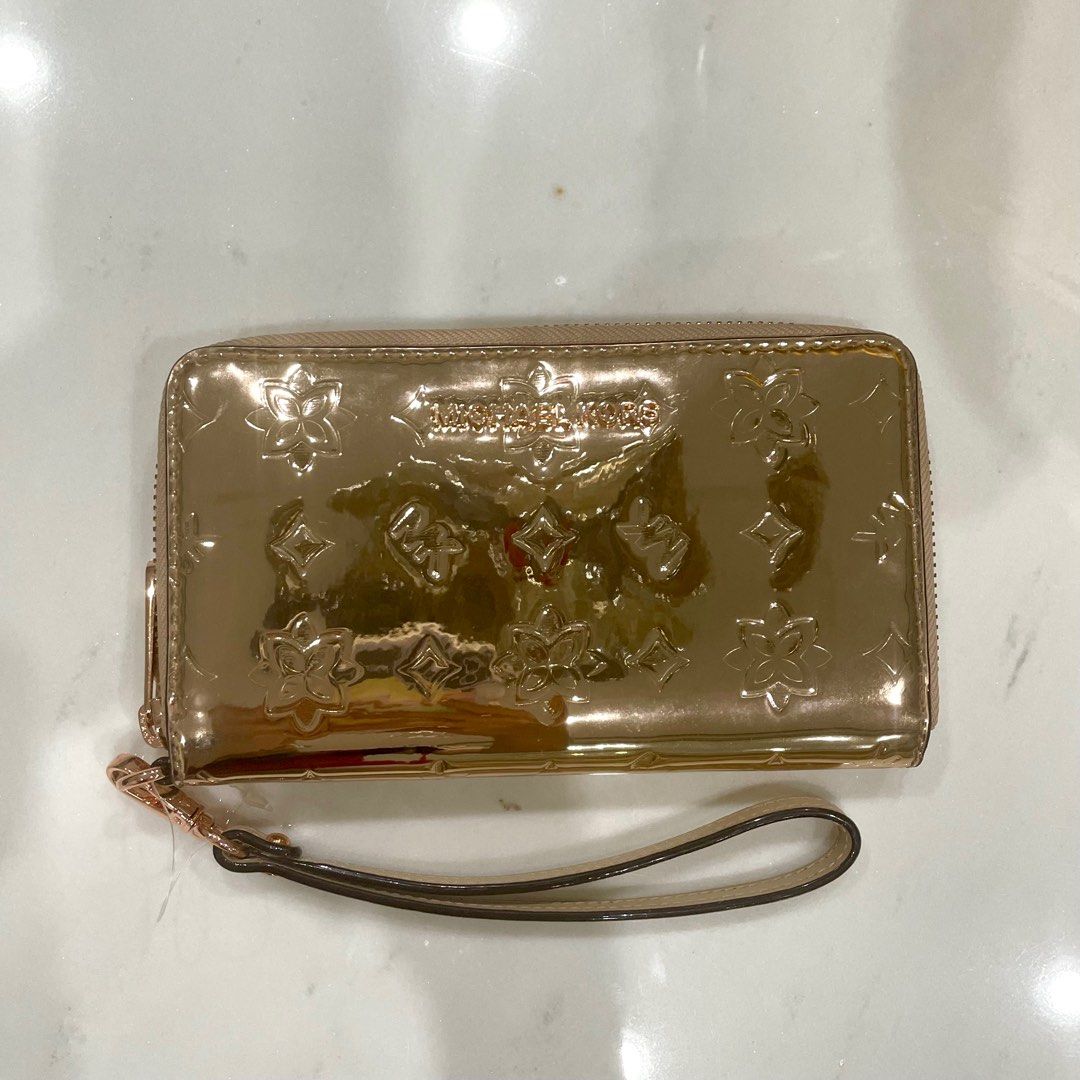 Michael kors sale rose gold wallet