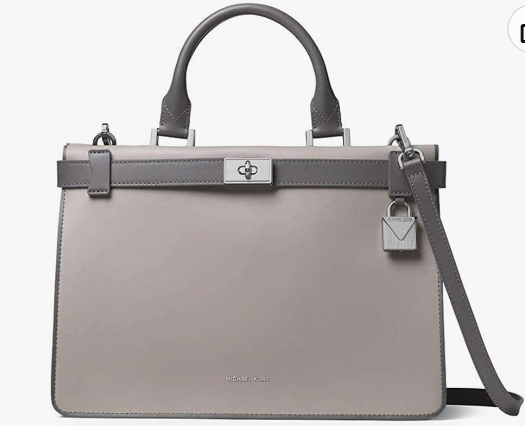 Michael kors tatiana medium leather satchel hot sale