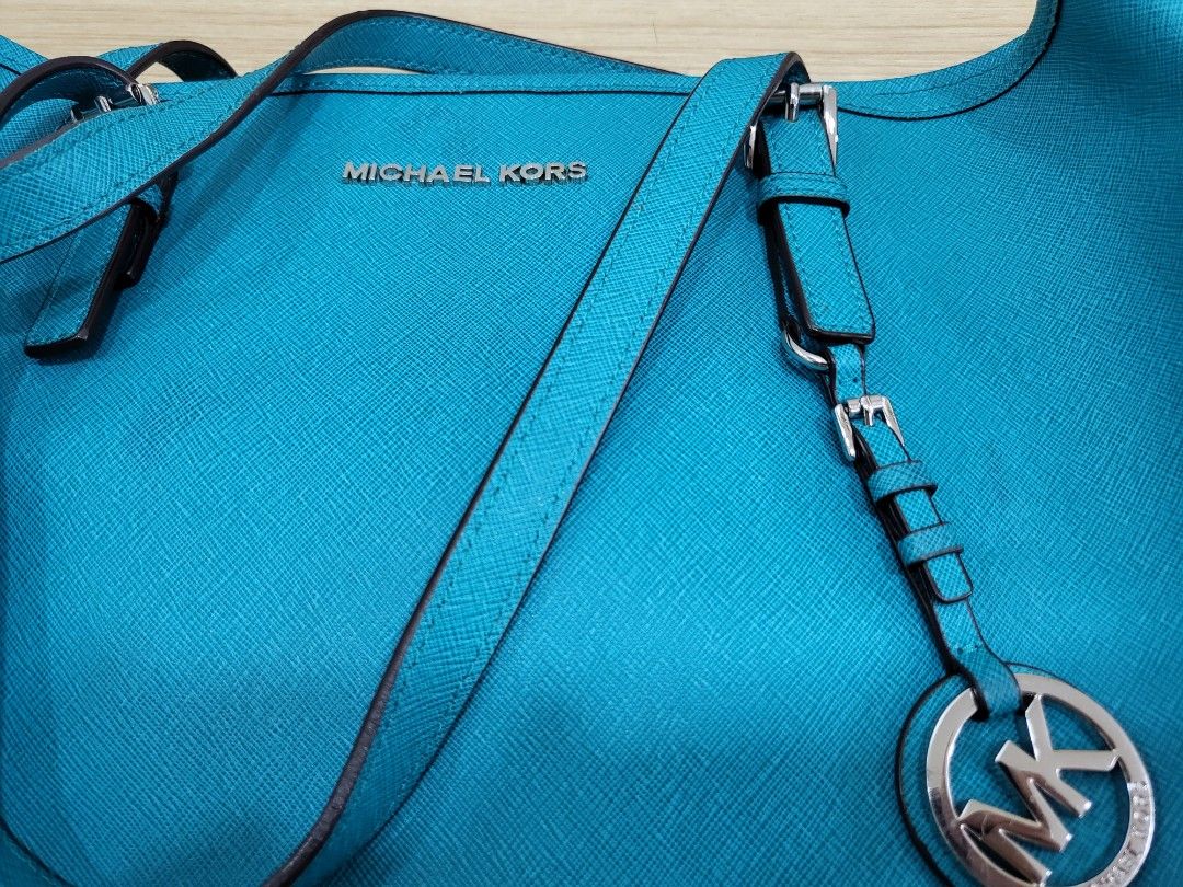 Michael kors teal handbags new arrivals