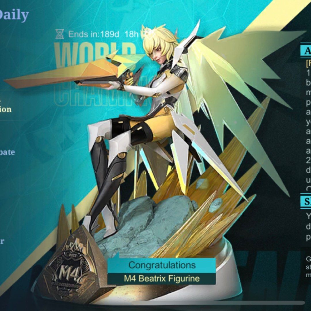 MLBB M4 Beatrix Figurine