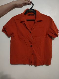 Mossimo Orange Top