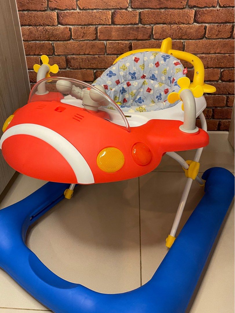 Mothercare 2 in 1 plane Walker, Babies & Kids, Baby Nursery & Kids