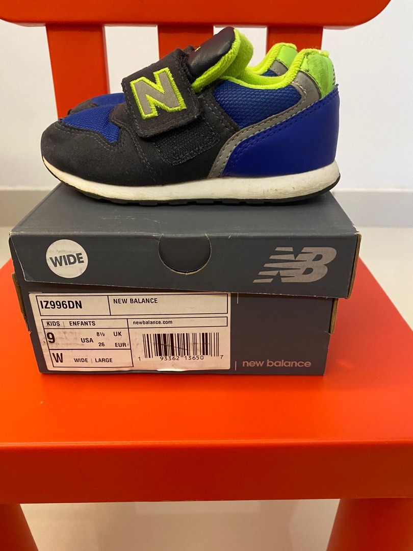 Size new balance kids sales