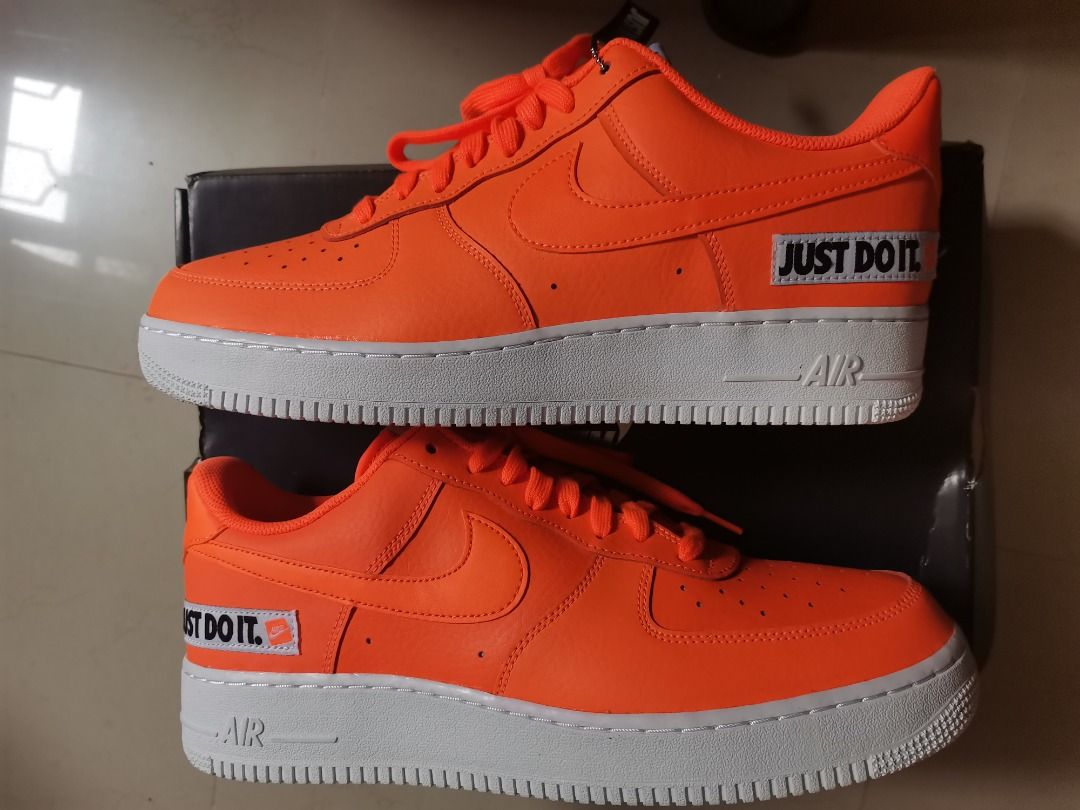 Nike Air Force 1 ́07 Lv8 Jdi Leather Total Orange/ Total Orange