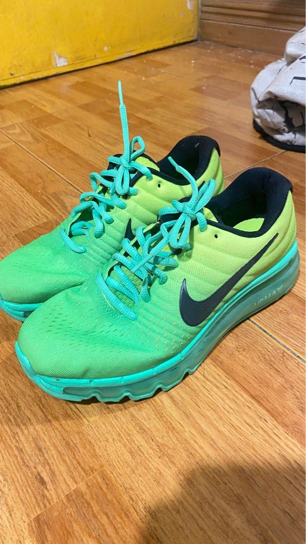 NIKE Air Max 2017 Neon Green Women s Fashion Footwear Sneakers
