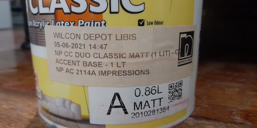 Nippon Paint Duo Classic Premium Acrylic Latex Paint (Impressions