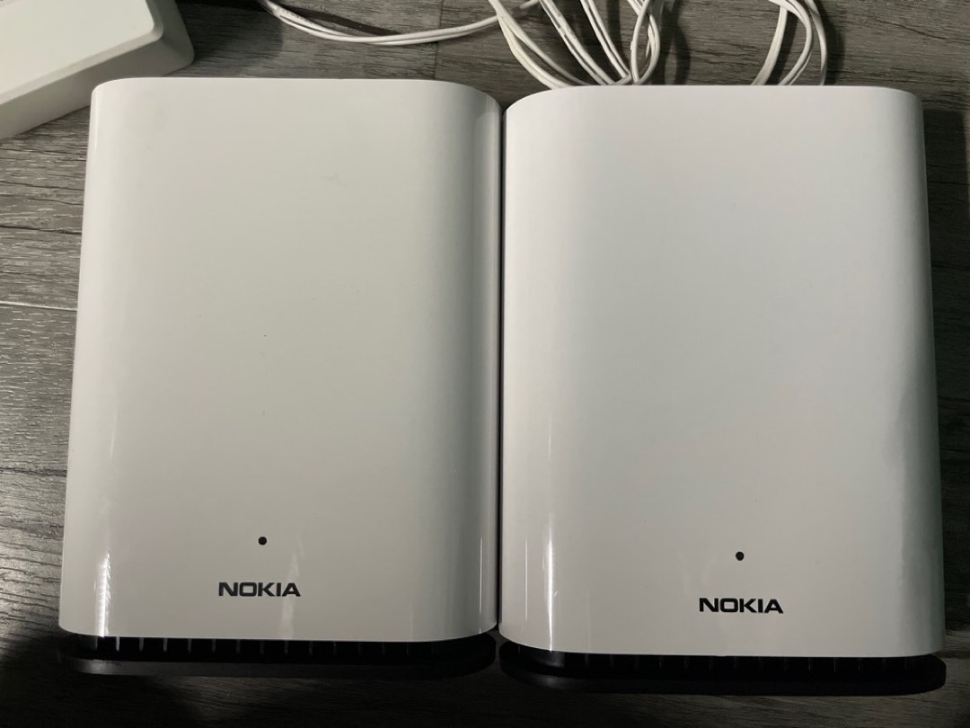 Nokia WiFi Beacon 1 Routers (Set of Two), Computers & Tech, Parts ...