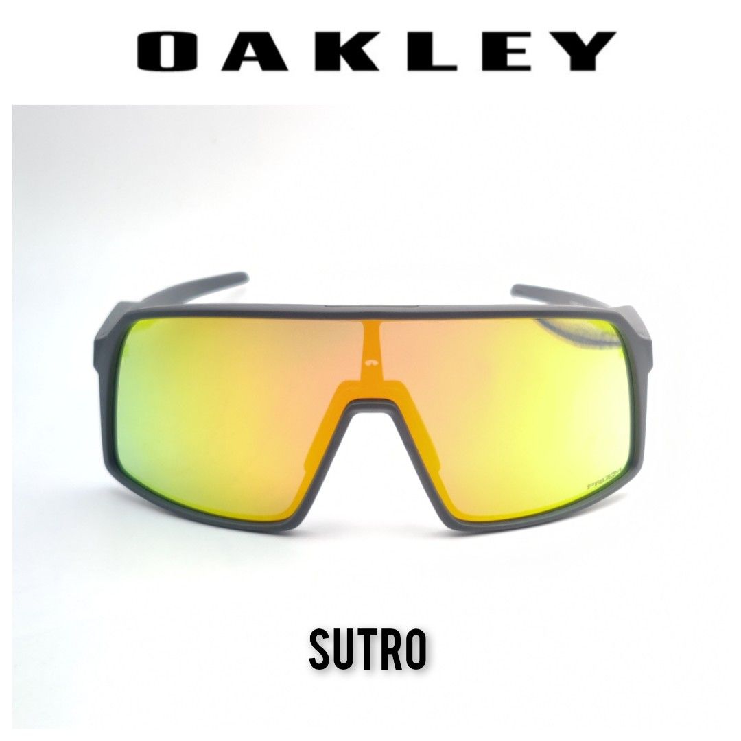Oakley sutro 24k prism sunglasses biking, Men's Fashion, Watches