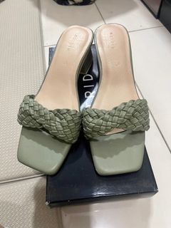 Olive Green Low Heels