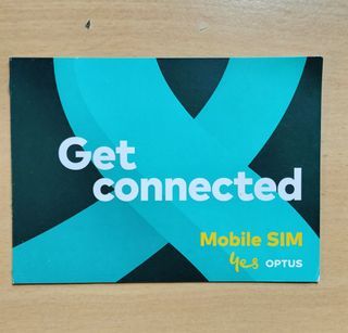Optus Unlimited Data Sim card $3 days high speed 3g network. Rare