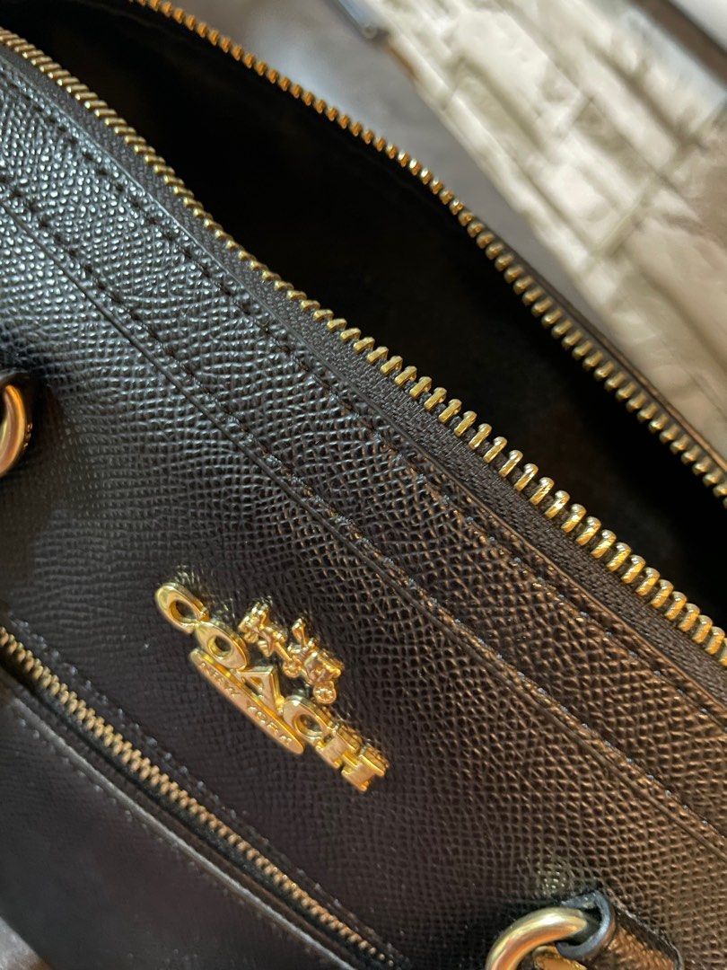 Original coach Rowan Black, Luxury, Bags & Wallets on Carousell