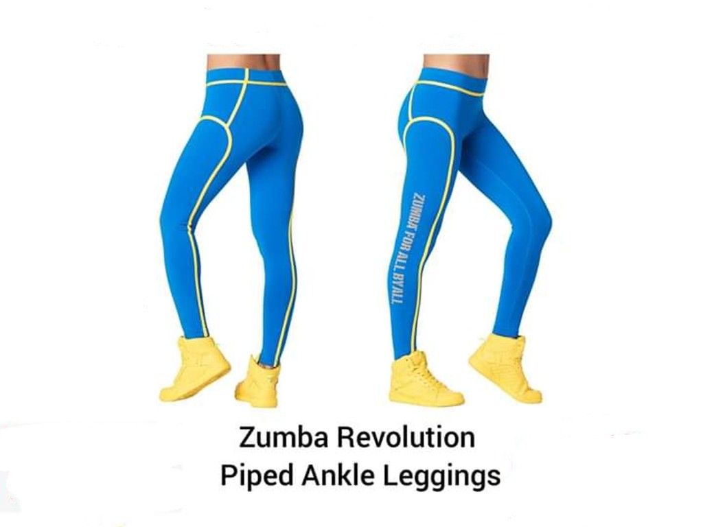 Zumba Revolution Piped Ankle Leggings