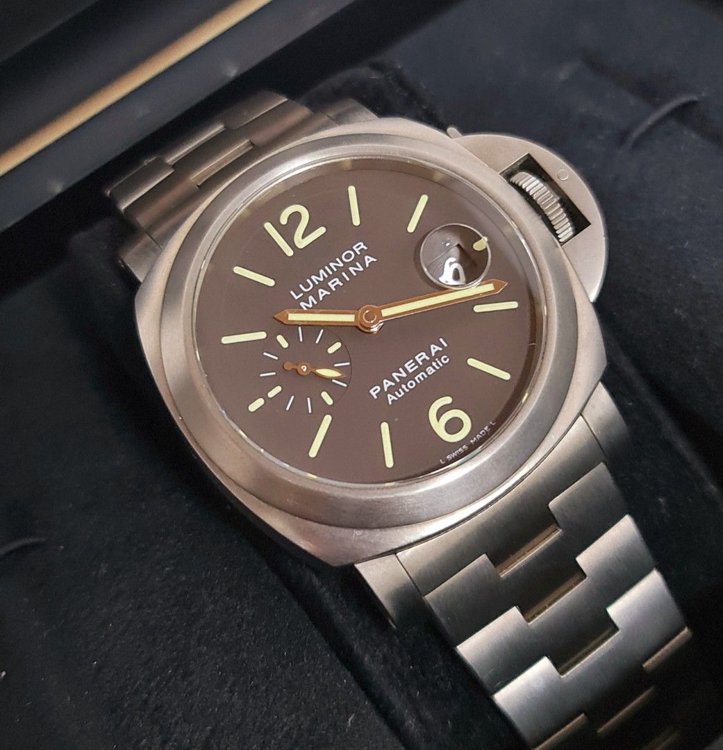Panerai (Category: Luxury Watches) located in Manila. Submitted by bng21 (Listing ID 1211026110, Image 3). Description: pam00296 titanium open date card 44mm.