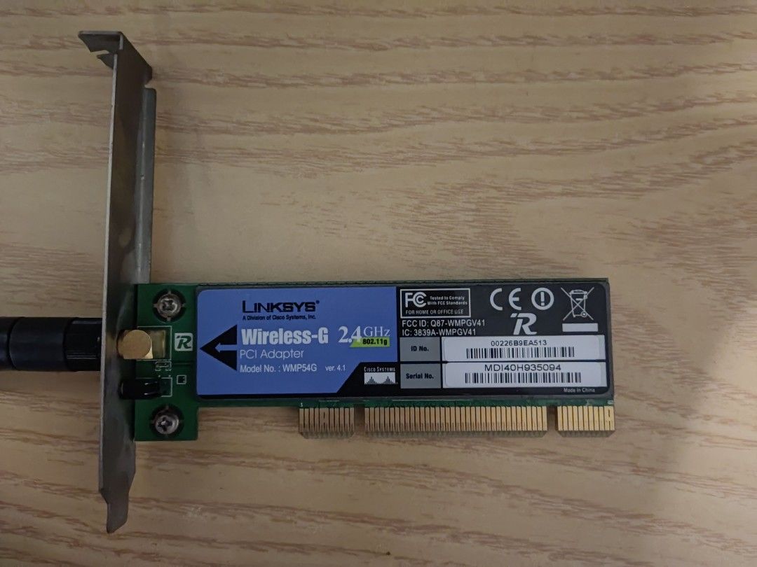 PCI Wi-fi card, Computers & Tech, Parts & Accessories, Networking on ...