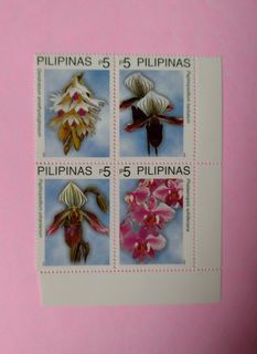 Philippines 1999 :  Flowers ( Orchids ) , block of 4 , MNH
