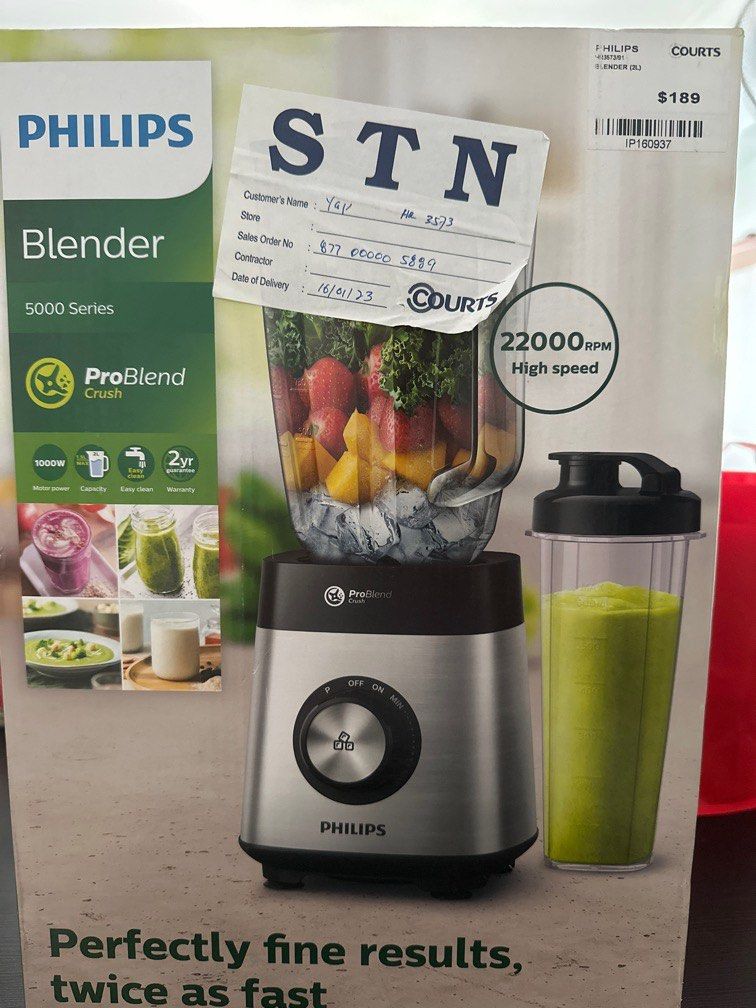 Philips Blender 5000 series, TV & Home Appliances, Kitchen Appliances ...