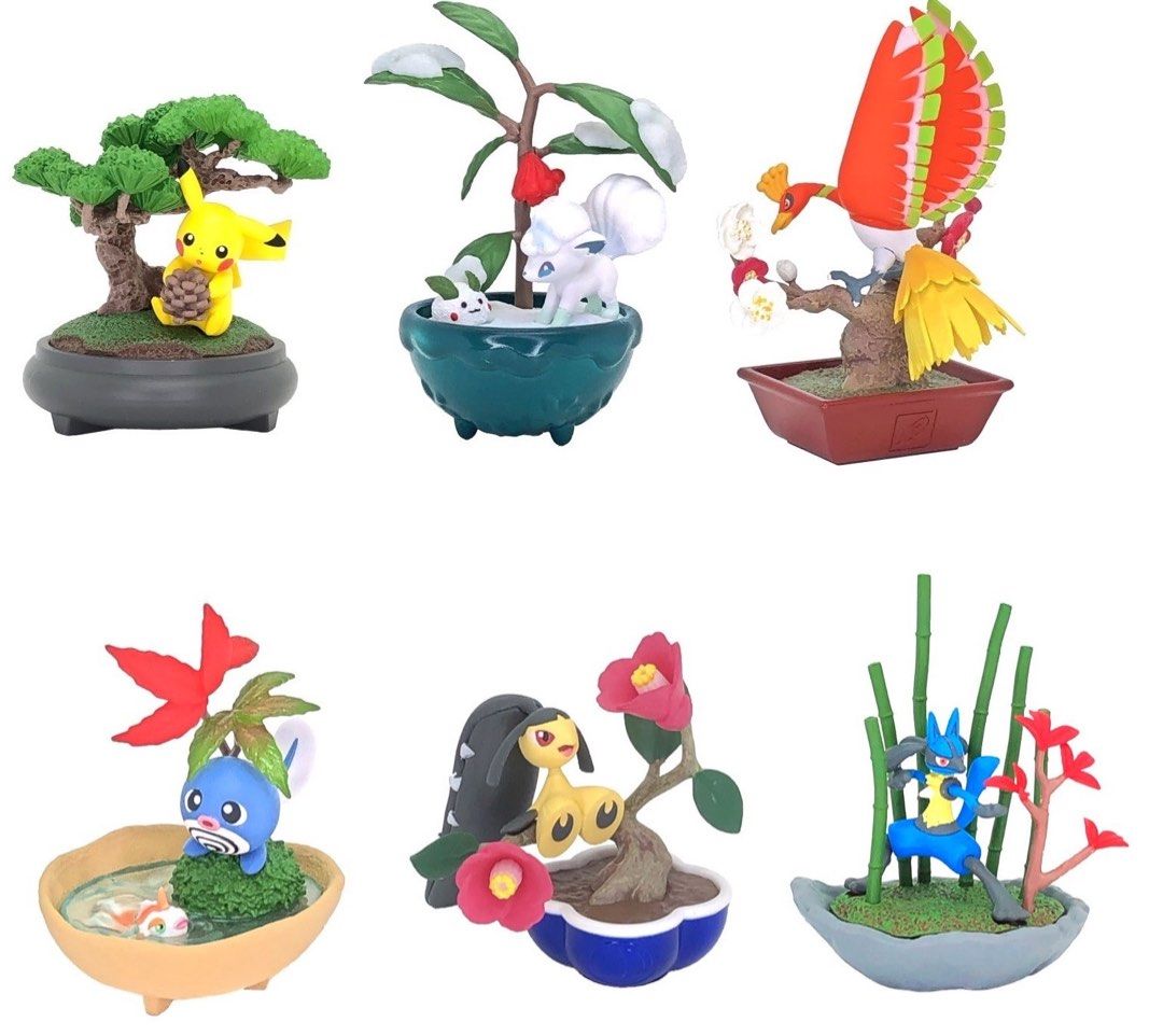 Pikachu Bonsai Figure Pokemon Rement Figure TCG Collection Kuji Box Hobbies Toys Toys