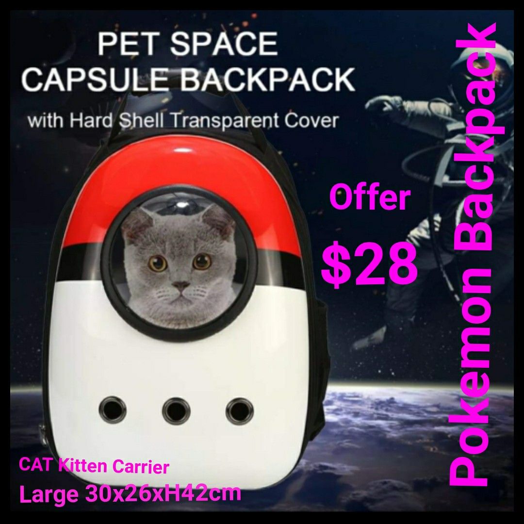 Pokemon top cat carrier