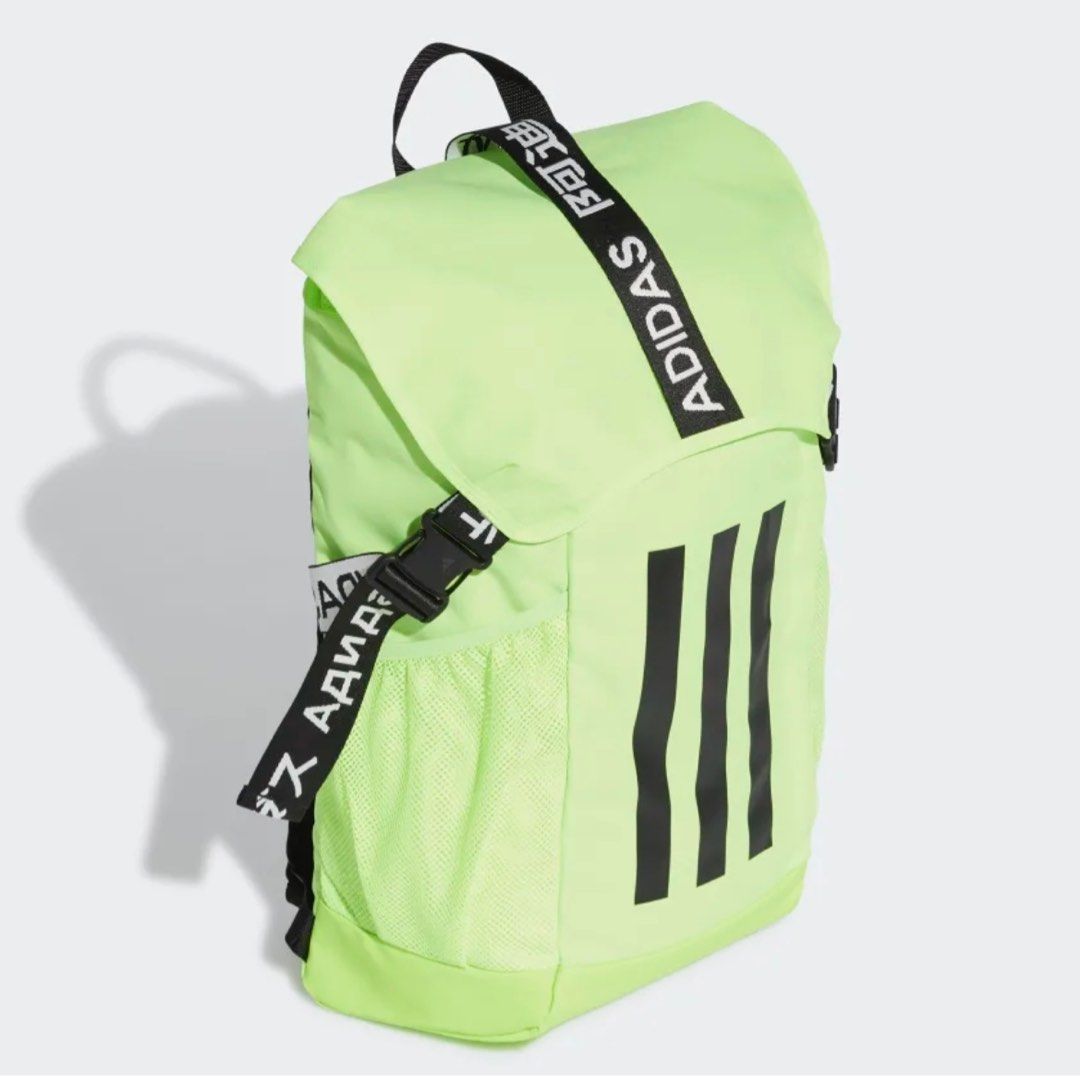 Preloved Adidas Backpack with signature 3 Stripes, Men's Fashion, Bags