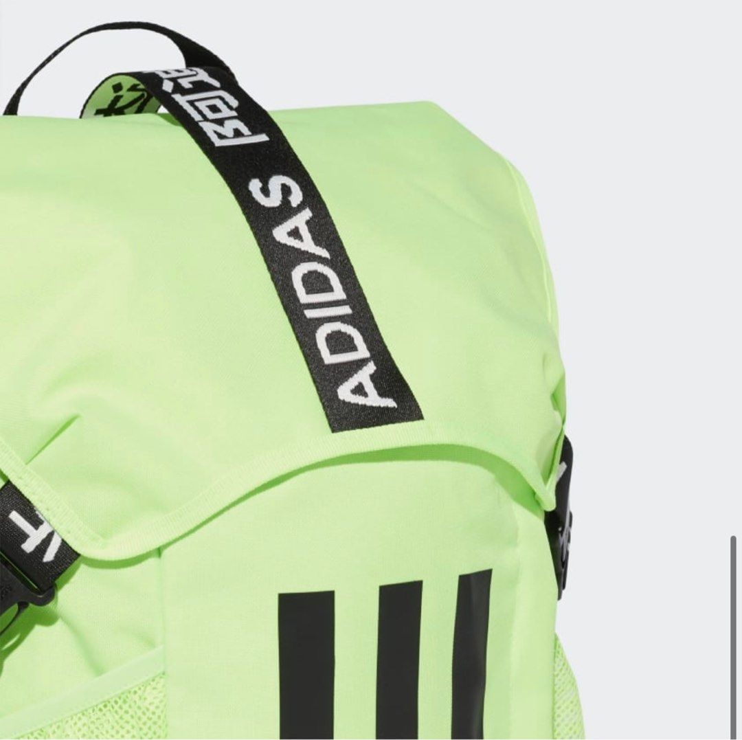 Preloved Adidas Backpack with signature 3 Stripes, Men's Fashion, Bags