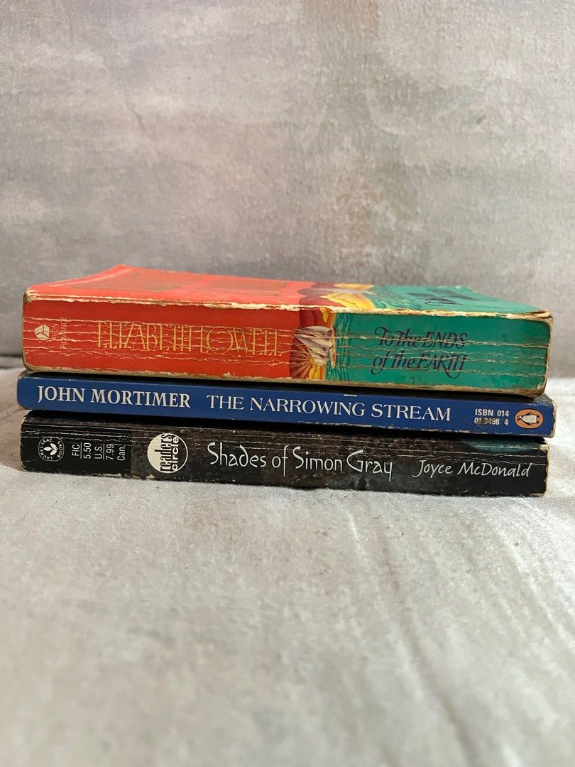 Pre-Loved Books P20-P100 (Category: Storybooks) located in Manila. Submitted by eggcrackers (Listing ID 1210947277, Image 1). Description: PRE-LOVED BOOKS FOR SALE Check price list below ❗️Please note❗️ These are old books with stained edges due to mildew. Rfs: decluttering Sf c/o buyer Loc: Las Piñas Feel free to pm for questions or more photos. Thank you! ◦◦P20 EACH◦◦ The Narrowing Stream - John Mortimer To The Ends of the Earth - Elizabeth Low