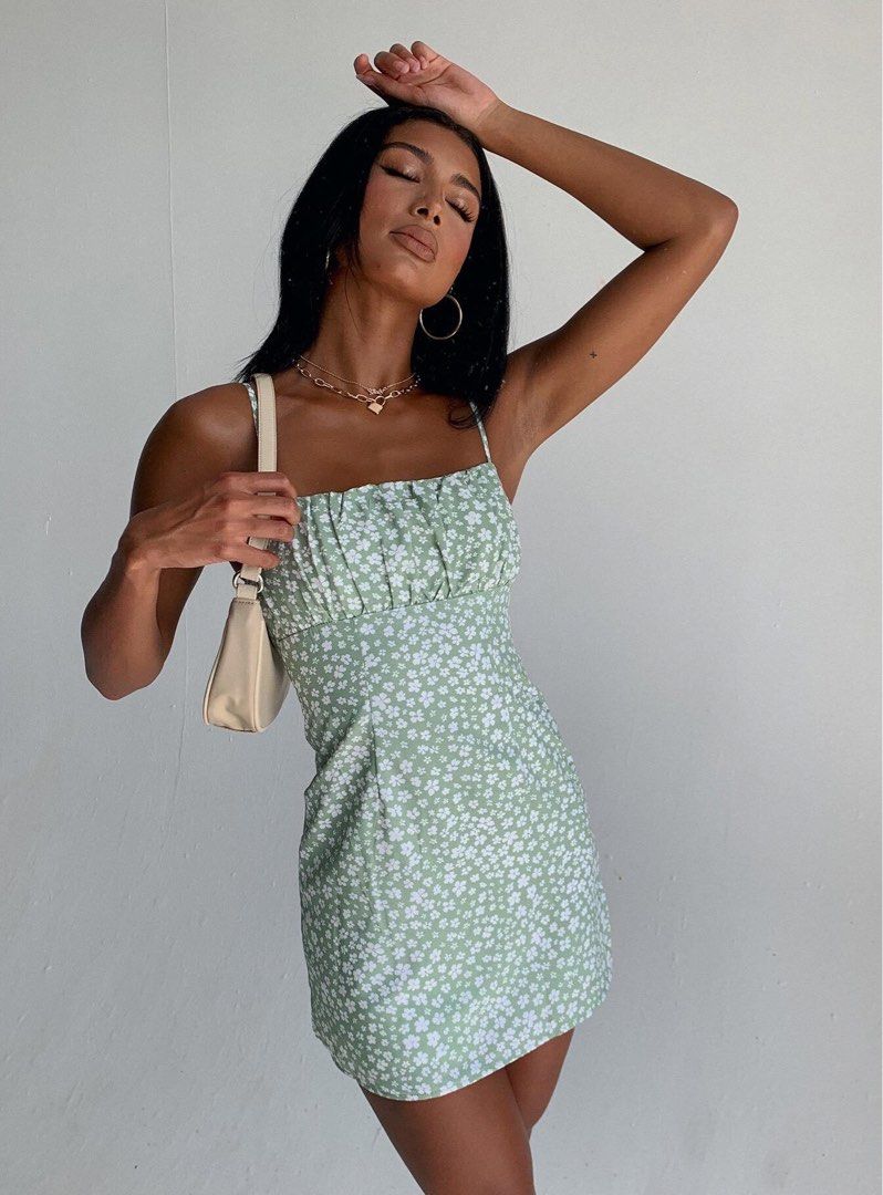 princess polly green floral dress Vivre Mini Dress | Green Floral | Womens